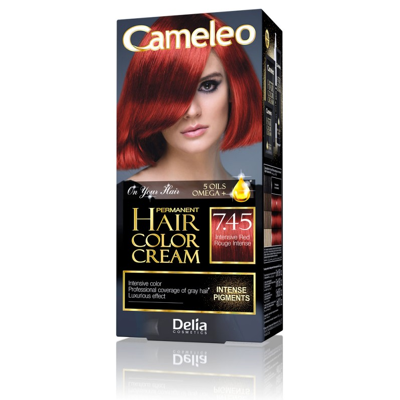 Afbeelding van Cameleo Creme Permanente Haarkleuring 7.45 Intensief Rood