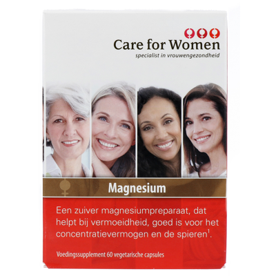 Afbeelding van Care for Woman Magnesium Vegetarische Capsules 60st
