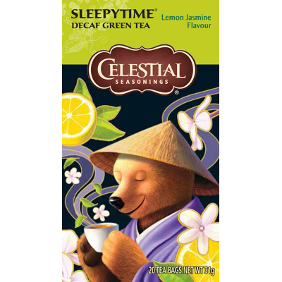 Afbeelding van Celestial Season Sleepytime Decaf Green Tea Lemon Jasmine, 20 stuks