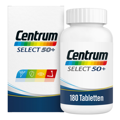 Afbeelding van Centrum Select 50+ Multivitaminen Tabletten 180st