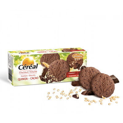 Afbeelding van Cereal Koekjes Quinoa Cacao 12ST