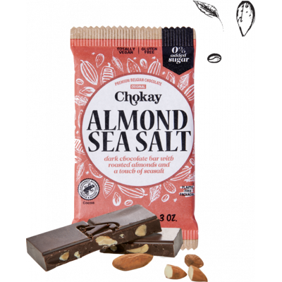 Afbeelding van Chokay Almond Sea Salt Tablet (85 gr)