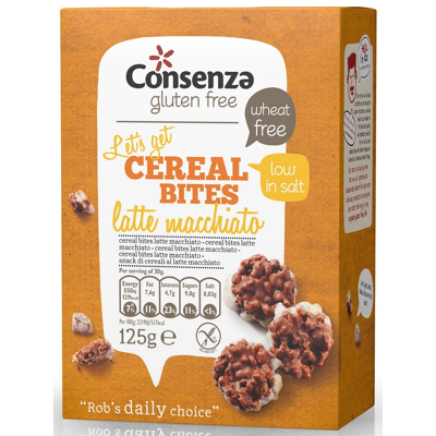 Afbeelding van Consenza Cerealbites Latte Machiato 125 gr