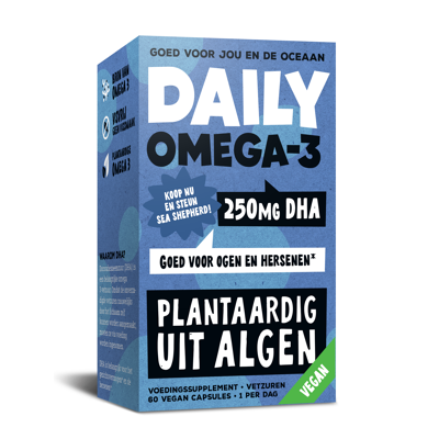 Afbeelding van Daily Omega 3 250mg DHA Vegan Capsules
