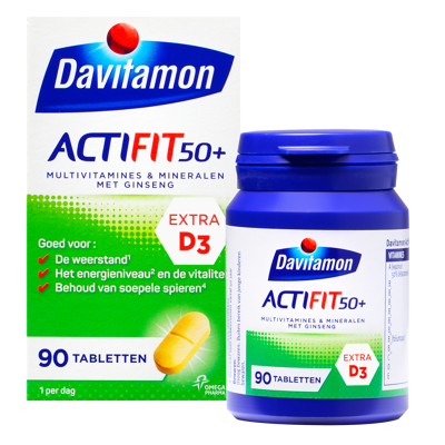 Afbeelding van Davitamon Actifit 50 Plus Tabletten