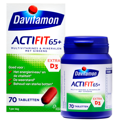 Afbeelding van Davitamon Actifit 65+ 70 tabletten