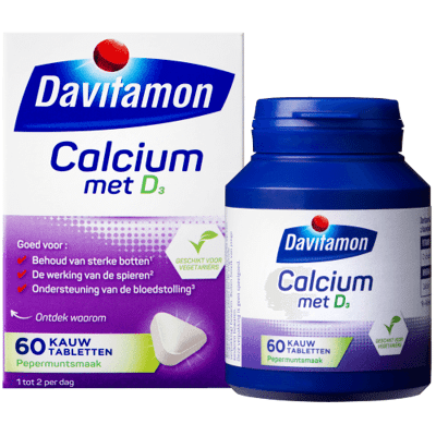 Afbeelding van Davitamon Calcium &amp; D3 mint