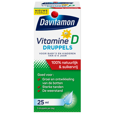 Afbeelding van Davitamon Vitamine D 0 4 Jaar Druppels Olie
