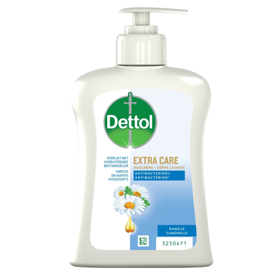 Afbeelding van Dettol Extra Care Wascreme Antibacteriëel met kamille 250ML