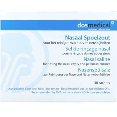 Afbeelding van Nasaal Spoelzout Dos Medical Sachet 2,5g