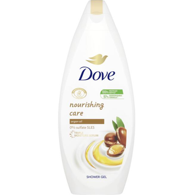 Afbeelding van Dove Douchegel/Crème olie Verzorgende Douche Care &amp; Oil (Soin Huile) 250ml
