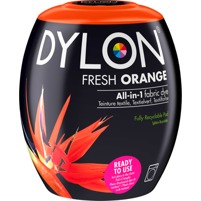 Afbeelding van Dylon Fresh Orange All in 1 Textielverf