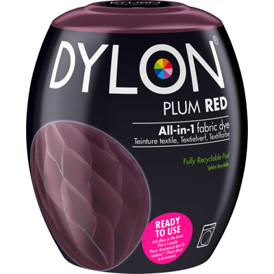 Afbeelding van Dylon Plum Red All in 1 Textielverf