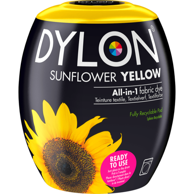 Afbeelding van Dylon Sunflower Yellow All in 1 Textielverf