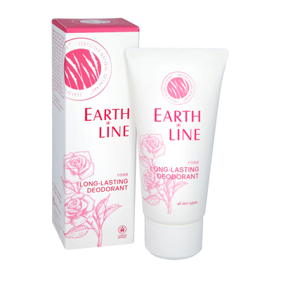 Afbeelding van EarthLine Rose Long Lasting Deodorant 50ml