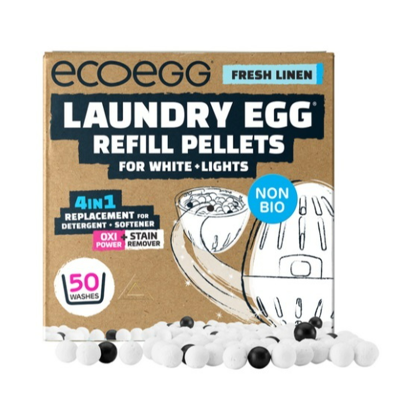 Afbeelding van Eco Egg Laundry Refill Pellets Fresh Linen Voor witte en licht gekleurde was 1ST
