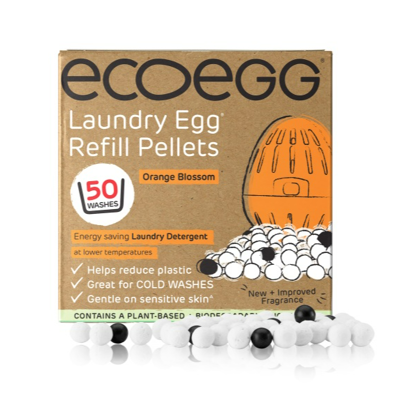 Afbeelding van Eco egg Orange Blossom hervulpellets 50 Wasbeurten