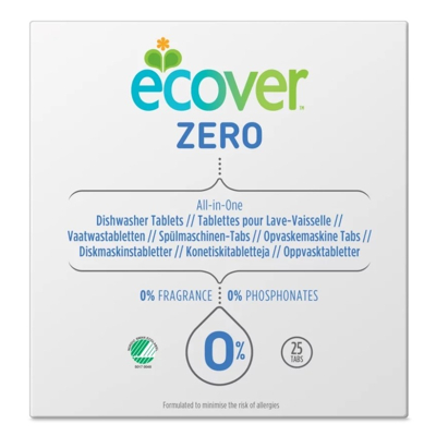 Afbeelding van Ecover Zero All In One Vaatwastabletten 25TB