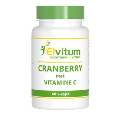 Afbeelding van Elvitum Cranberry Capsules + Vitamine C 60CP