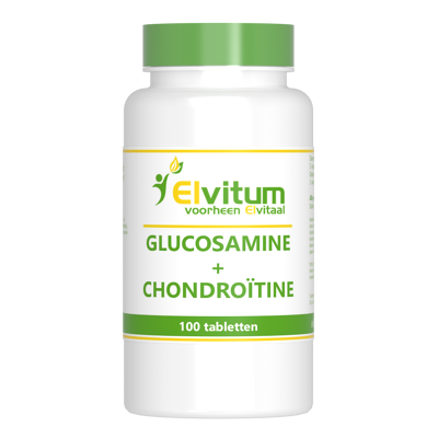 Afbeelding van Elvitum Glucosamine Chondroïtine Tabletten 100TB