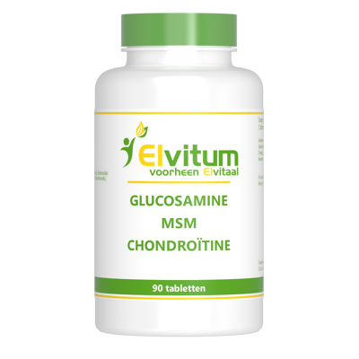 Afbeelding van Elvitum Glucosamine MSM Chondroïtine Tabletten 90TB