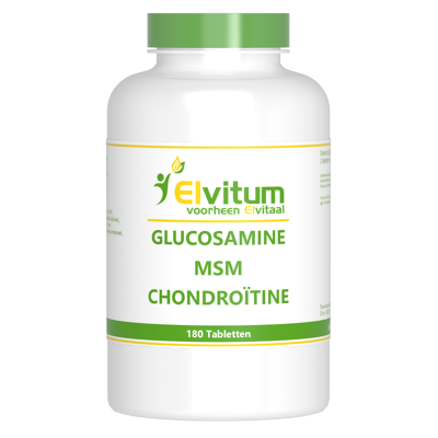 Afbeelding van Elvitaal/elvitum Glucosamine Msm Chondroitine, 180 stuks