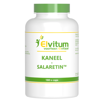Afbeelding van Elvitaal/elvitum Kaneel met Salaretin, 180 capsules