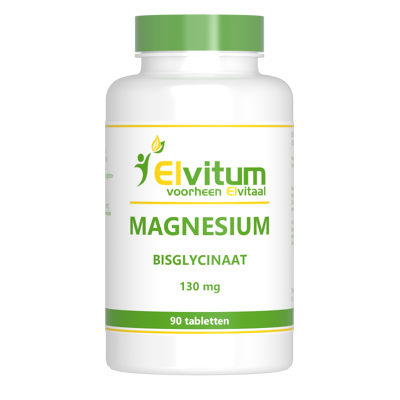 Afbeelding van Elvitum Magnesium Bisglycinaat 130mg Tabletten