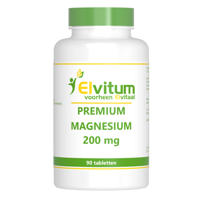 Afbeelding van Elvitum Premium Magnesium 200mg Tabletten