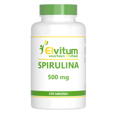Afbeelding van Elvitum Spirulina 500mg Tabletten