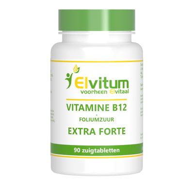 Afbeelding van Elvitum Vitamine B 12 Extra Forte Zuigtabletten