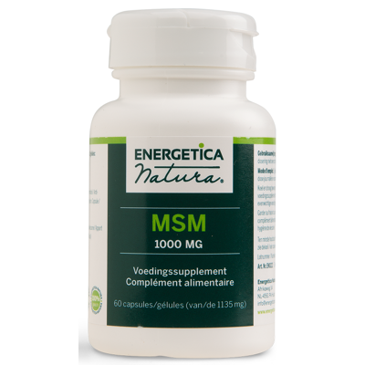 Afbeelding van Energetica Nat MSM 1000 mg 60 capsules