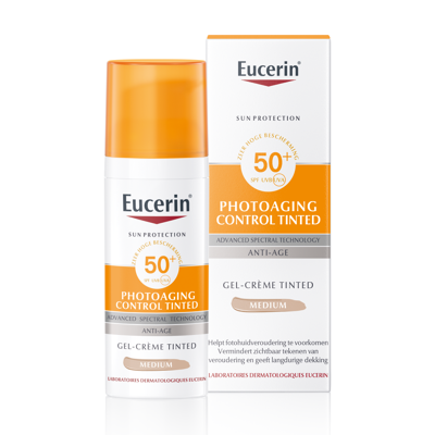 Afbeelding van Eucerin Sun Photoaging Control Cc Cream Medium SPF 50+
