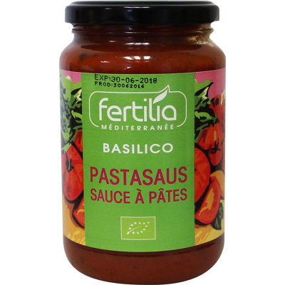 Afbeelding van Fertilia Pastasaus Basilic Bio 350 gr