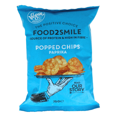 Afbeelding van Food2Smile Popped Chips Paprika