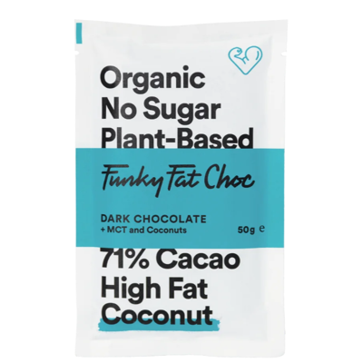 Afbeelding van Suikervrije chocolade bio donker met MCT en kokos