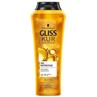 Afbeelding van Schwarzkopf Gliss Kur Oil Nutritive Nourish Shampoo 250ML