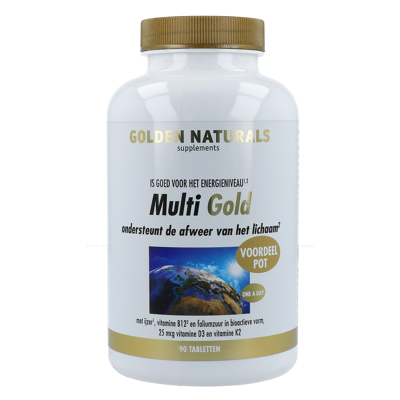 Afbeelding van Golden Naturals Multi Strong Gold Tabletten 90TB
