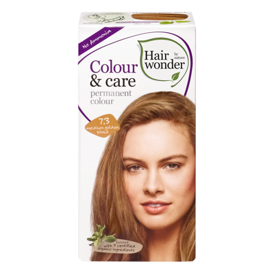 Afbeelding van Hairwonder Colour &amp; Care Medium Golden Blond 7.3 100 Ml