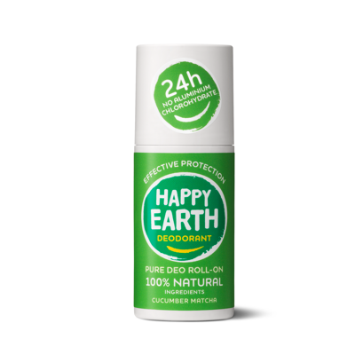 Afbeelding van Happy Earth 100% Natuurlijke Deo Roll On Cucumber Matcha