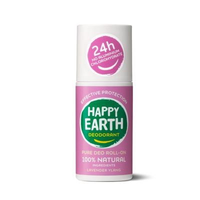 Afbeelding van Happy Earth 100% Natuurlijke Deo Roll On Lavender Ylang