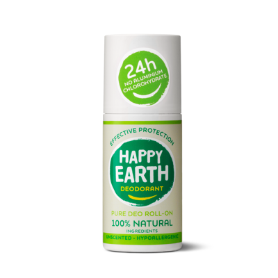 Afbeelding van Happy Earth Pure Deodorant Roll on Unscented, 75 ml