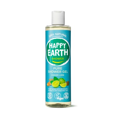 Afbeelding van Happy Earth 100% Natuurlijke Shower Gel Cedar Lime
