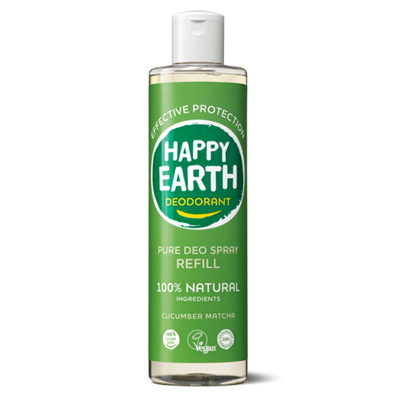 Afbeelding van Happy Earth 100% Natuurlijke Deo Spray Cucumber Matcha Navulling
