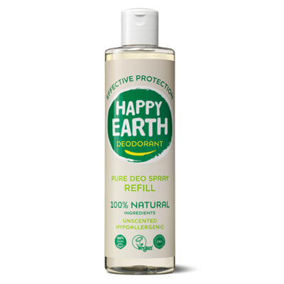 Afbeelding van Happy Earth 100% Natuurlijke Deo Spray Unscented Navulling