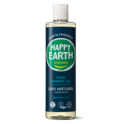 Afbeelding van Happy Earth 100% Natuurlijke Shower Gel Men Protect