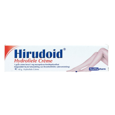 Afbeelding van Healthypharm Hirudoid Hydrofiele Crème 3mg