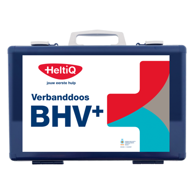 Afbeelding van HeltiQ Verbanddoos Modulair BHV Plus Blauw 1ST