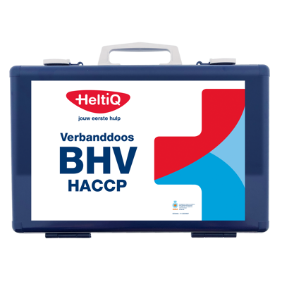 Afbeelding van HeltiQ Verbanddoos Modulair BHV HACCP Blauw 1ST
