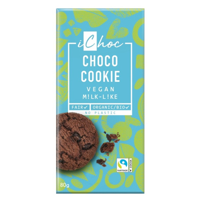 Afbeelding van iChoc Choco Cookie Multi verpakking 10x80GR